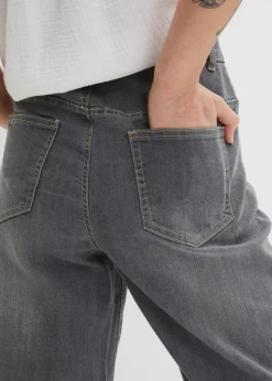 New 7/8-Komfort-Stretch-Jeans, Wide Fit Damen Jeans|Bekleidung·Shirts & Tops
