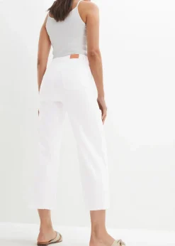 Damen bonprix Jeans|Bekleidung·Shirts & Tops|7/8-Komfort-Stretch-Jeans, Wide Fit