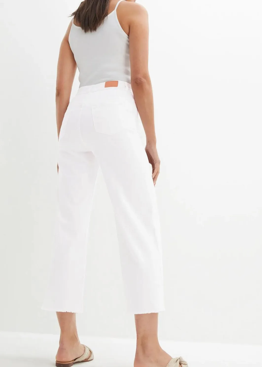 Damen bonprix Jeans|Bekleidung·Shirts & Tops|7/8-Komfort-Stretch-Jeans, Wide Fit