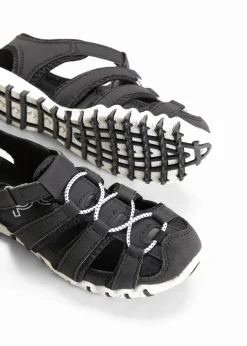 Damen bonprix Schuhe & Accessoires In Spezialgrößen·Schuhe In Übergröße|Sommerschuhe|Komfort-Trekkingsandalen mit Profilsohle