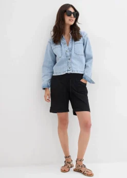 New Krempelbare 2-in-1 Umstandsbermuda und Shorts Damen Bekleidung·Blazer|Umstandsmode