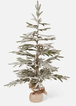 Kunst-Weihnachtsbaum mit Schneeoptik Wohnaccessoires|Weihnachtsdeko & -Textilien·Dekoration