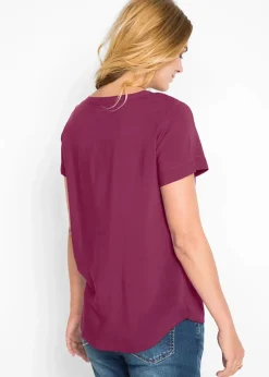 Hot Kurzarmbluse aus fließender Viskose Damen Bekleidung·Jacken & Mäntel|Blusen & Tuniken