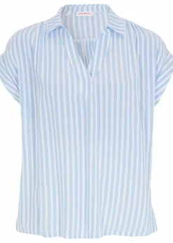Damen bonprix Bekleidung·Jacken & Mäntel|Blusen & Tuniken|Kurzarmbluse aus fließender Viskose