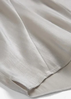 Hot Kurzarmbluse aus glänzendem Satin Damen Blusen & Tuniken|Bekleidung·Jacken & Mäntel