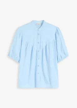 Damen bonprix Blusen & Tuniken|Kurzarmbluse aus luftigem Musselin