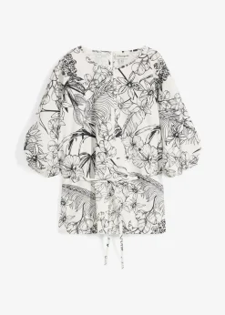 Best Kurzarmbluse aus reiner Baumwolle Damen Bekleidung·Jacken & Mäntel|Blusen & Tuniken