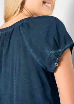 Online Kurzarmbluse aus reiner Baumwolle Damen Blusen & Tuniken|Bekleidung·Jacken & Mäntel