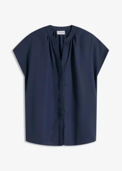 Best Kurzarmbluse mit verdeckter Knopfleiste Damen Blusen & Tuniken|Bekleidung·Jacken & Mäntel