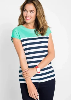 Discount Kurzarm-Flammgarn-Shirt Damen Shirts & Tops