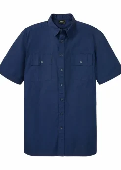 Sale Kurzarmhemd aus reiner Baumwolle Herren Hemden|Basics