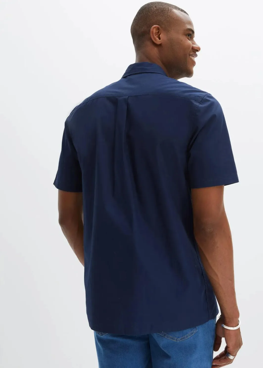 Sale Kurzarmhemd aus reiner Baumwolle Herren Hemden|Basics