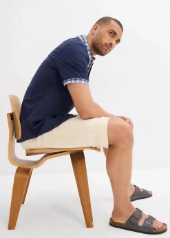 Herren bonprix Hemden|Große Größen|Kurzarmhemd aus reiner Baumwolle