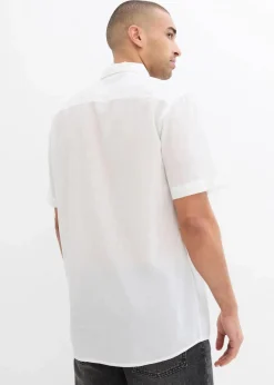 Herren bonprix Hemden|Basics|Kurzarmhemd aus reiner Baumwolle