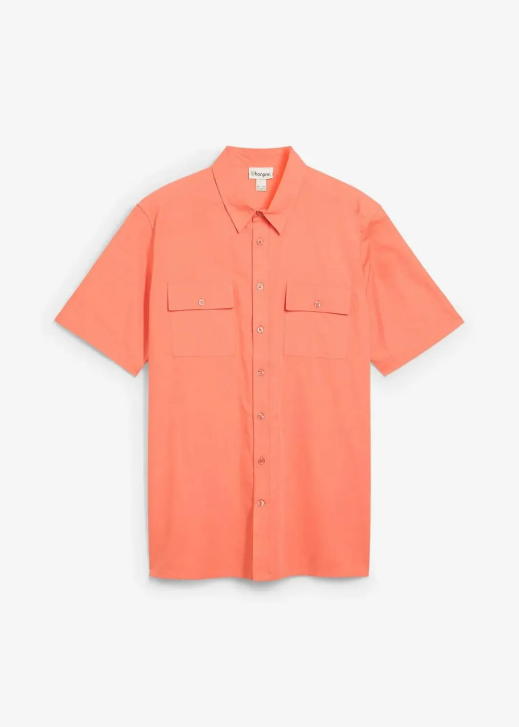 Sale Kurzarmhemd aus reiner Baumwolle Herren Große Größen|Basics