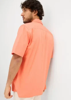 Sale Kurzarmhemd aus reiner Baumwolle Herren Große Größen|Basics