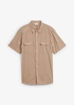 Sale Kurzarmhemd aus reiner Baumwolle Herren Hemden|Basics