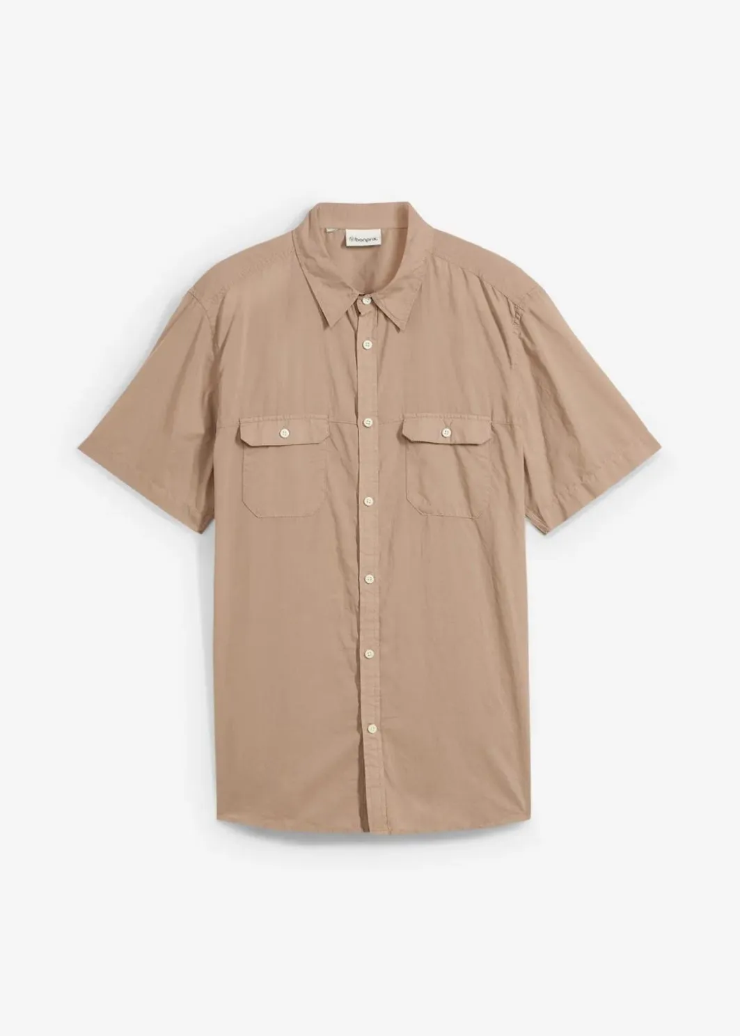 Sale Kurzarmhemd aus reiner Baumwolle Herren Hemden|Basics