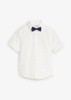 New Kurzarmhemd und Fliege aus reiner Baumwolle (2-tlg.Set) Kinder Jungen 2-8 Jahre·Anzüge & Hemden