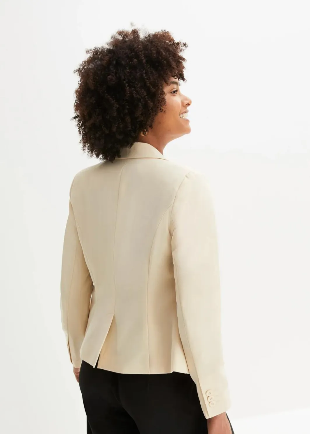 Damen bonprix Blazer|Nachhaltigere Materialien|Kurzblazer