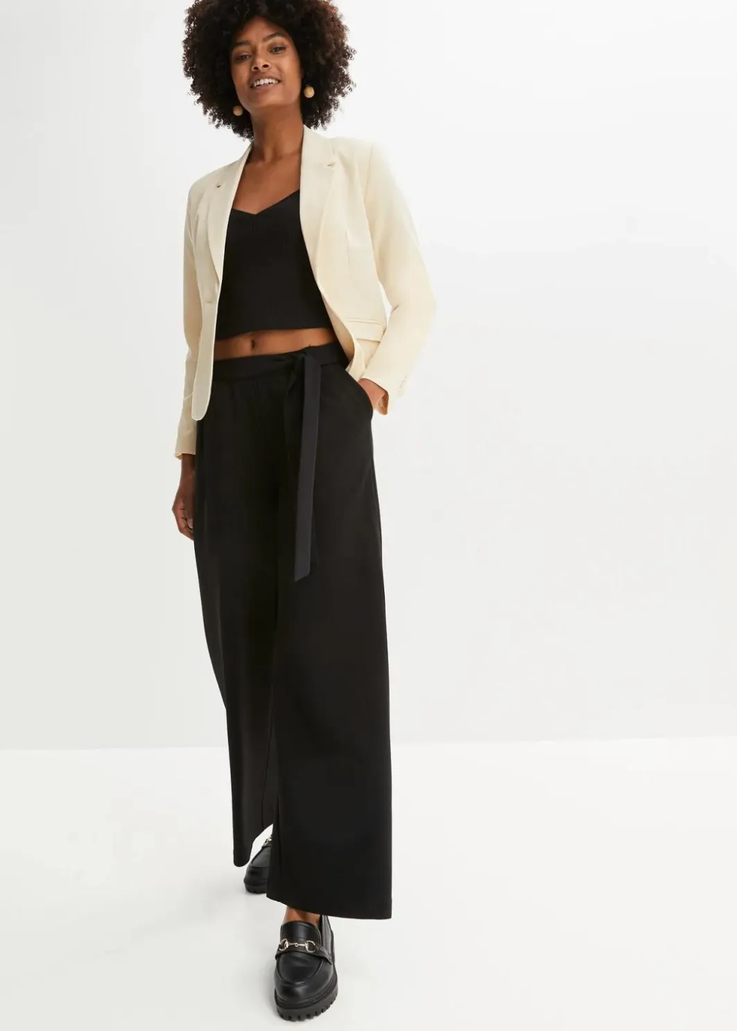 Damen bonprix Blazer|Nachhaltigere Materialien|Kurzblazer