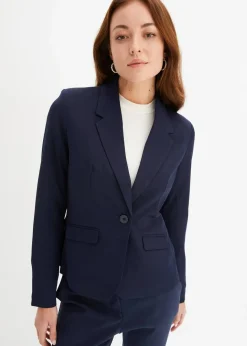Damen bonprix Blazer|Nachhaltigere Materialien|Kurzblazer
