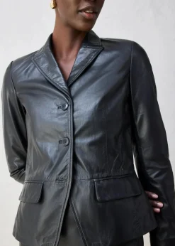 Best Kurzblazer aus Lammnappa Damen Bekleidung·Basics|Blazer