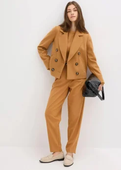 Sale Kurze Jacke in Wolloptik Damen Bekleidung·Hosen|Jacken & Mäntel