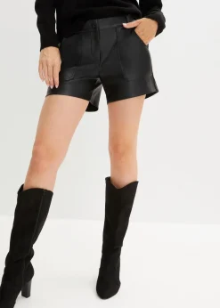 New Kurze Lederimitat-Shorts Damen Bekleidung·Kleider|Bekleidung·Outdoorbekleidung