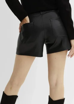 New Kurze Lederimitat-Shorts Damen Bekleidung·Kleider|Bekleidung·Outdoorbekleidung