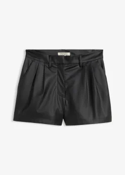 Best Kurze Lederimitat-Shorts Damen Shorts|Hosen