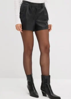 Best Kurze Lederimitat-Shorts Damen Shorts|Hosen