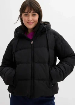 Damen bonprix Bekleidung·Hosen|Nachhaltigere Materialien|Kurze Steppjacke
