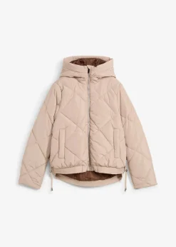Discount Kurze Steppjacke mit Futter in Kontrastfarbe Damen Bekleidung·Hosen|Jacken & Mäntel