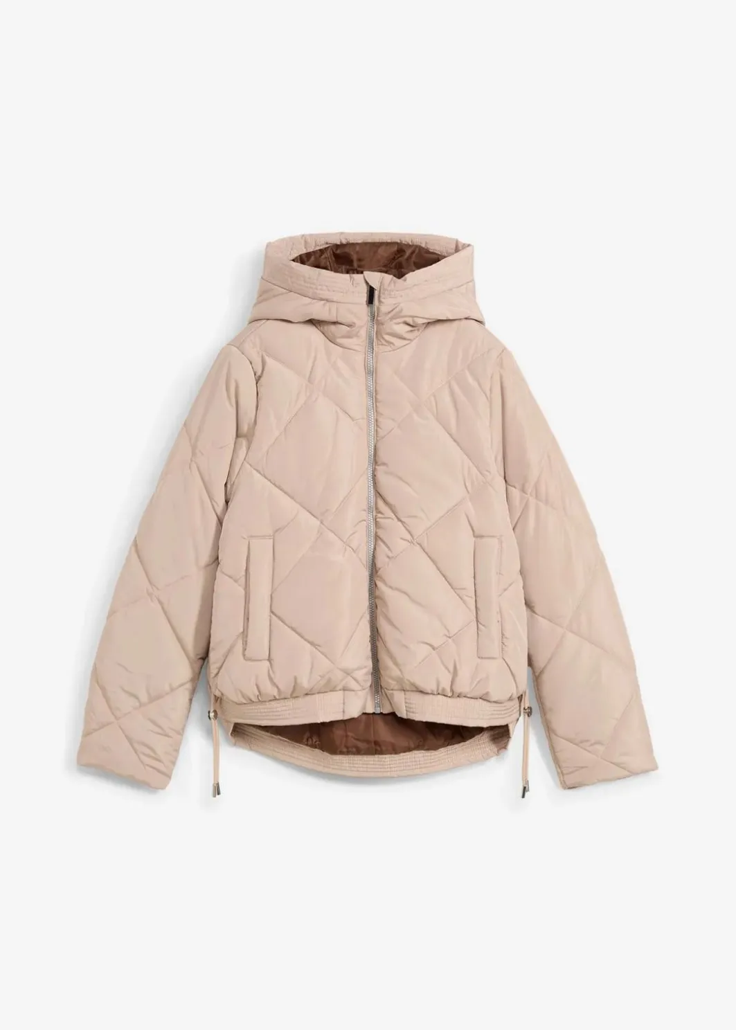 Discount Kurze Steppjacke mit Futter in Kontrastfarbe Damen Bekleidung·Hosen|Jacken & Mäntel