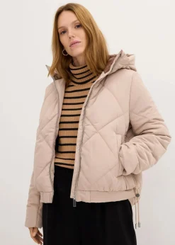 Discount Kurze Steppjacke mit Futter in Kontrastfarbe Damen Bekleidung·Hosen|Jacken & Mäntel