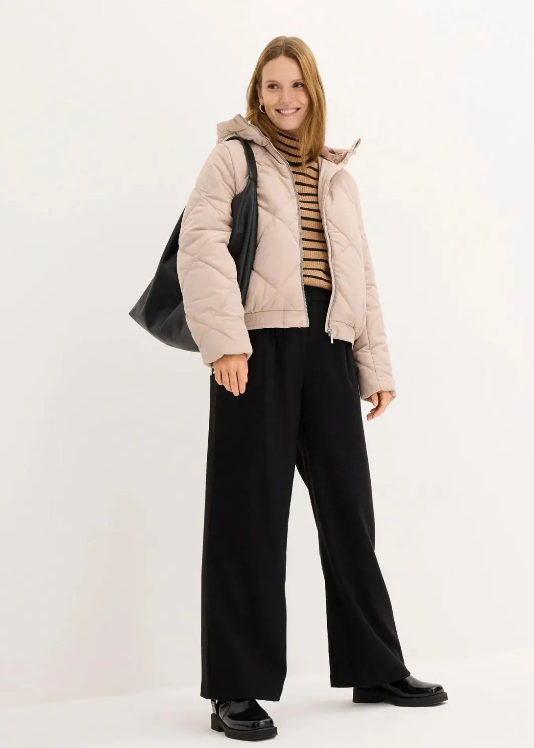 Discount Kurze Steppjacke mit Futter in Kontrastfarbe Damen Bekleidung·Hosen|Jacken & Mäntel