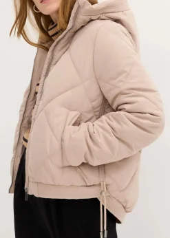 Discount Kurze Steppjacke mit Futter in Kontrastfarbe Damen Bekleidung·Hosen|Jacken & Mäntel
