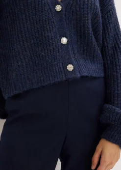 Best Kurze Strickjacke mit Glitzergarn und Wollanteil Damen Bekleidung·Umstandsmode|Bekleidung·Jeans