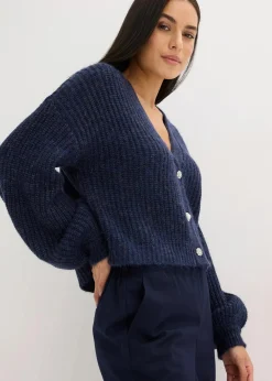 Best Kurze Strickjacke mit Glitzergarn und Wollanteil Damen Bekleidung·Umstandsmode|Bekleidung·Jeans