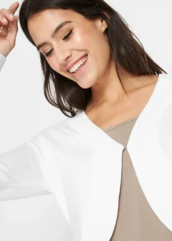 Kurze Strickjacke mit Viskose Damen Bekleidung·Umstandsmode|Bekleidung·Jeans