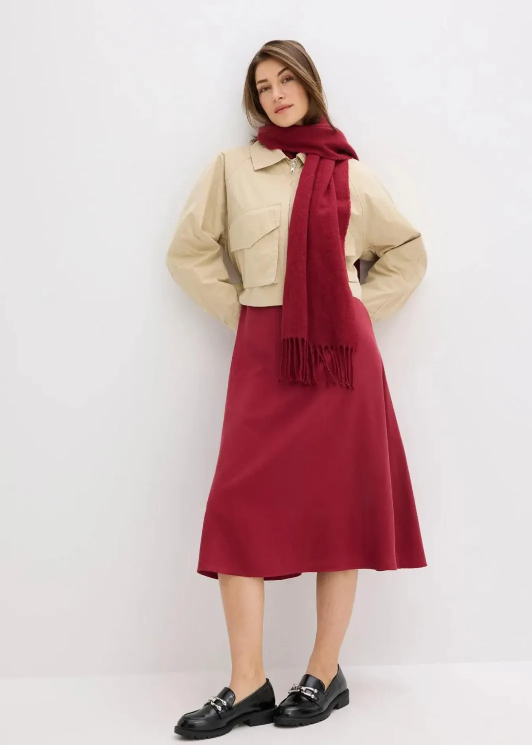 Damen bonprix Bekleidung·Hosen|Jacken & Mäntel|Kurze Trenchjacke