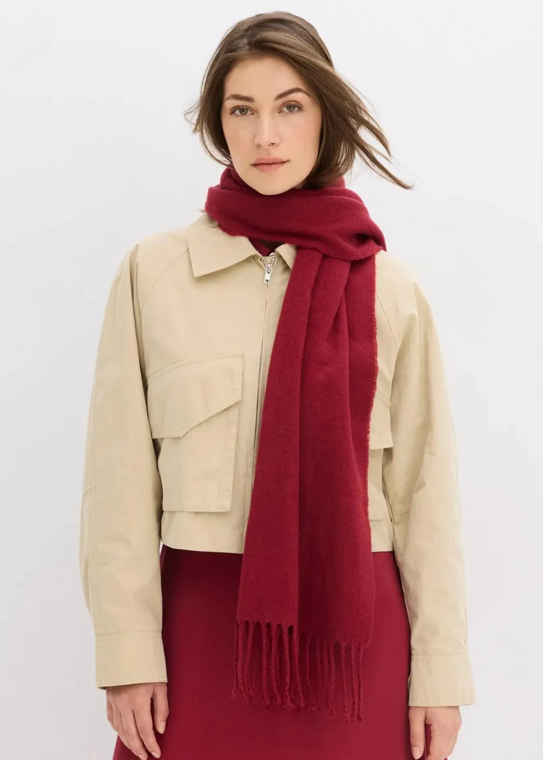 Damen bonprix Bekleidung·Hosen|Jacken & Mäntel|Kurze Trenchjacke