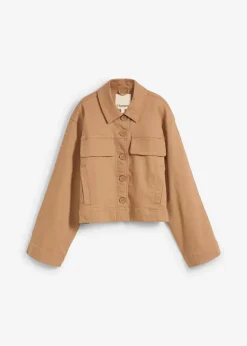 Best Kurze Twill-Jacke Damen Bekleidung·Hosen|Jacken & Mäntel