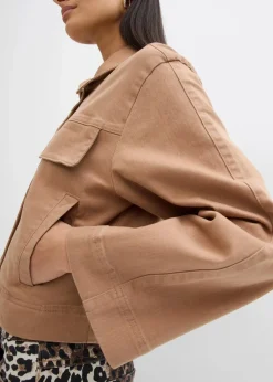 Best Kurze Twill-Jacke Damen Bekleidung·Hosen|Jacken & Mäntel