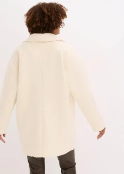 Sale Kurzer Bouclé-Mantel, oversized Damen Bekleidung·Hosen|Jacken & Mäntel