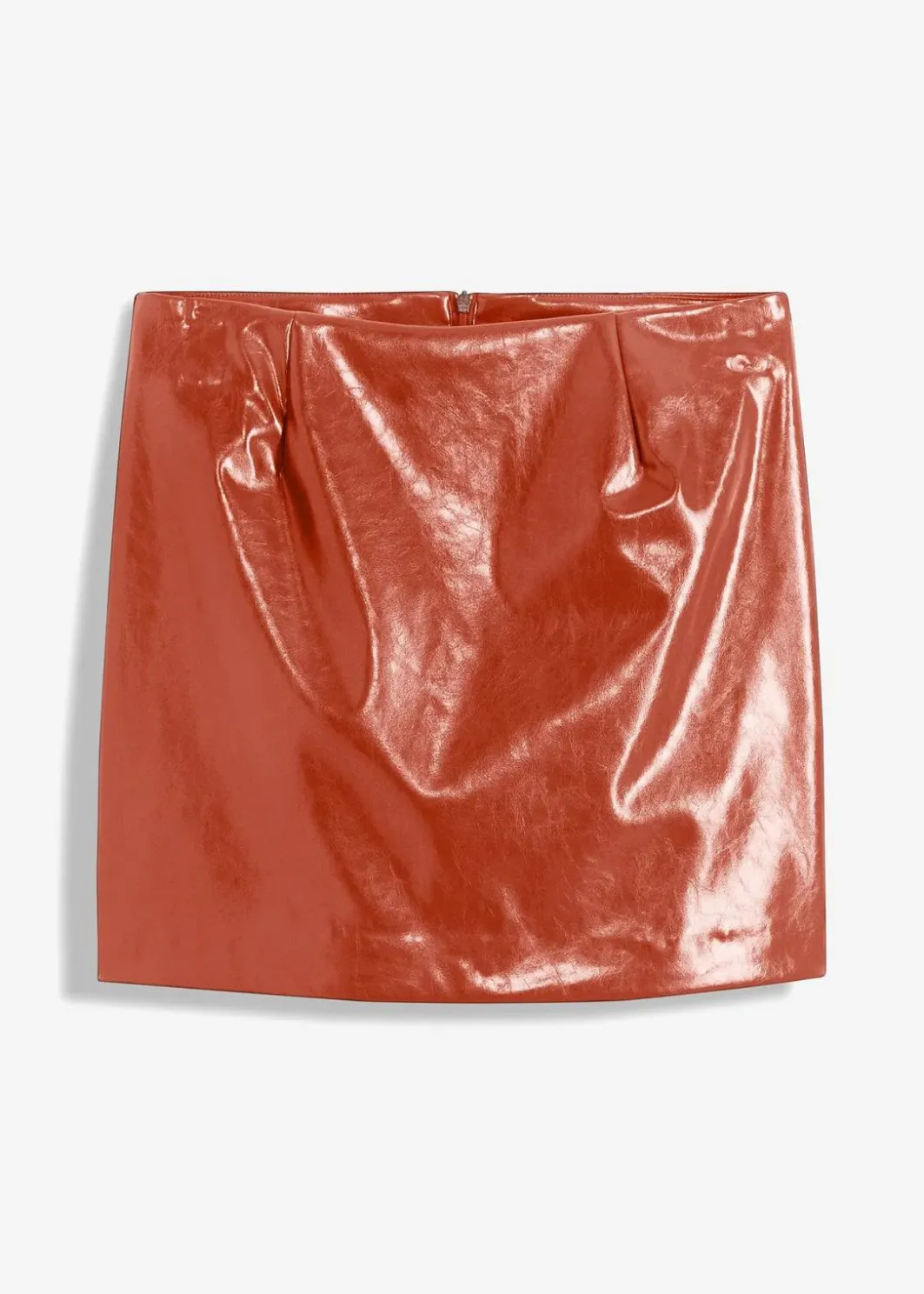 Outlet Kurzer Lederimitat-Rock Damen Bekleidung·Sportbekleidung|Röcke