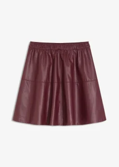 Damen bonprix Bekleidung·Sportbekleidung|Röcke|Kurzer Lederimitat-Rock