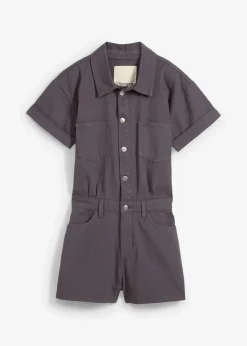 Online Kurzer Overall aus reiner Baumwolle Damen Jumpsuits