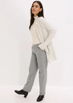 Damen bonprix Pullover & Strickjacken|Strickmode|Kurzer Strickmantel mit Pailetten und Glanzgarn